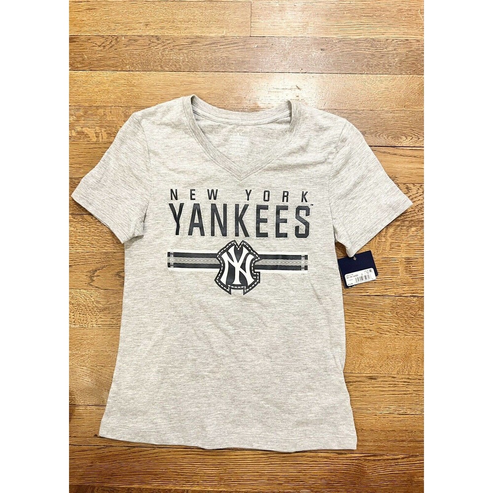 New York Yankees Official MLB Genuine Kids Youth Girls Size S Shirt New W Tags